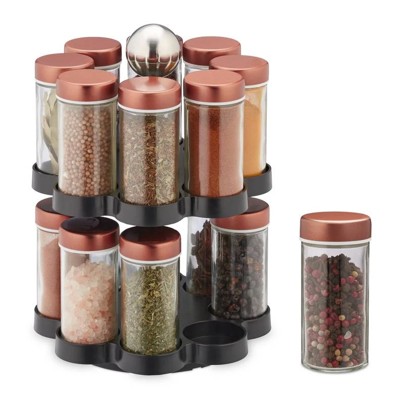 Tourniquet à épices Avec Pots En Verre 7 Tourniquet à épices Avec Pots En Verre – Image 5