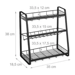 Étagère à épices 3 Niveaux Vertical 17 Étagère à épices 3 Niveaux Vertical -Umbraen Boutique d40ffdcacb9846cebb9115279847c0d0