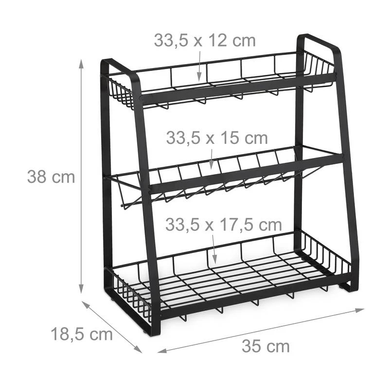 Étagère à épices 3 Niveaux Vertical 10 Étagère à épices 3 Niveaux Vertical – Image 8