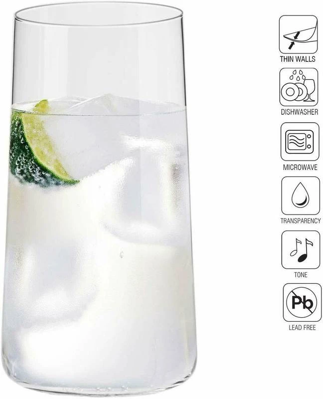 Krosno Avant-Garde Verres D’eau Haut 8 Krosno Avant-Garde Verres D’eau Haut – Image 6