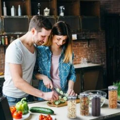 Lot De 4 Bocaux En Verre De 1,3 L -Umbraen Boutique d809ddc9c8c84a35bc30f9d4b6c1440e