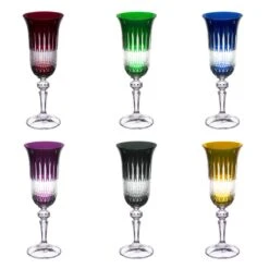 COFFRET 6 FLUTE CL CRISTAL TAILLE ASS