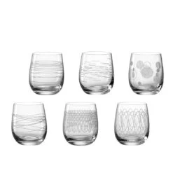 Leonardo Lot De 6 Verres à Eau Gravés 360ml