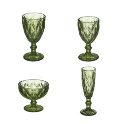 Lot De 7 Verres Verts -Umbraen Boutique df409e2fa4794daeb2c183ef6f49f637