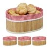 4x Corbeilles à Pain En Bambou 2 4x Corbeilles à Pain En Bambou -Umbraen Boutique e80bcd62a2c244198e9f41b9dcf9d0ff