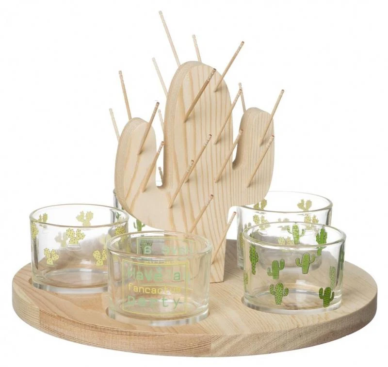 Pics Apéritifs Et Coupelles Cactus 3 Pics Apéritifs Et Coupelles Cactus
