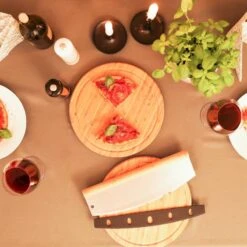 Hachoir Berceuse Pizza Inox Bois Etui -Umbraen Boutique f2412be8c6b94697a130f3efbc9cb6e0