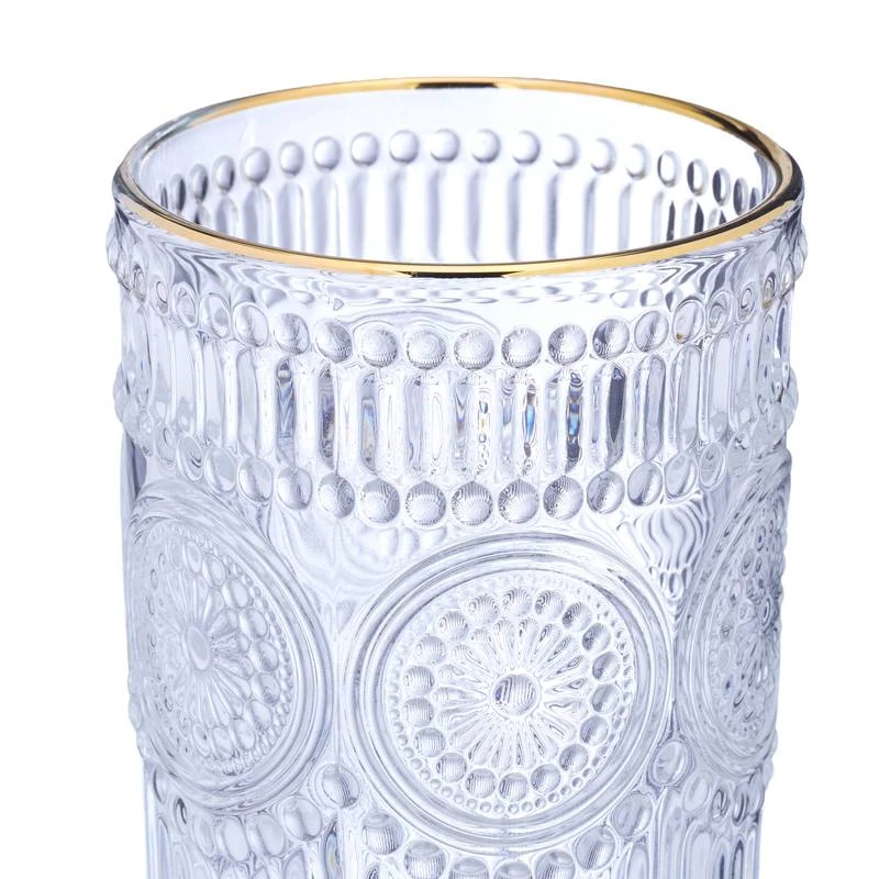 Lot De 4 Verres Avec Motifs 300 Ml 8 Lot De 4 Verres Avec Motifs 300 Ml – Image 6