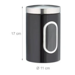 1x Bocal En Métal Avec Fenêtre Blanc -Umbraen Boutique f50a39b52bba43ecbb138a60822a770b 3