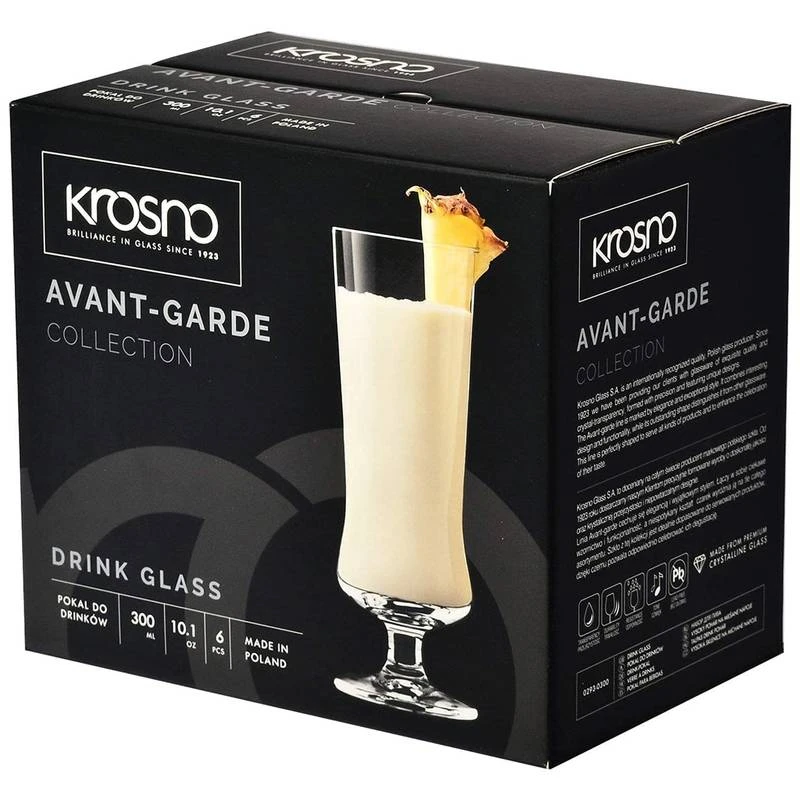 Krosno Avant-Garde Verres à Pina Colada 6 Krosno Avant-Garde Verres à Pina Colada – Image 4