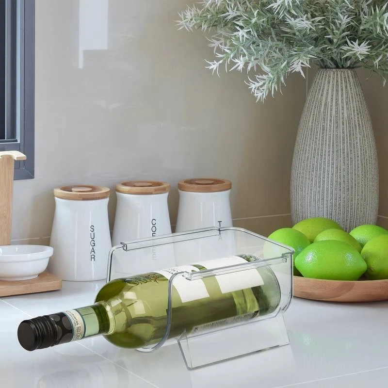 Porte-bouteille Frigo Empilable 4 Porte-bouteille Frigo Empilable – Image 2