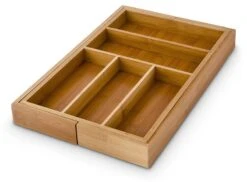 Range-Couverts Organiseur Tiroir Bambou
