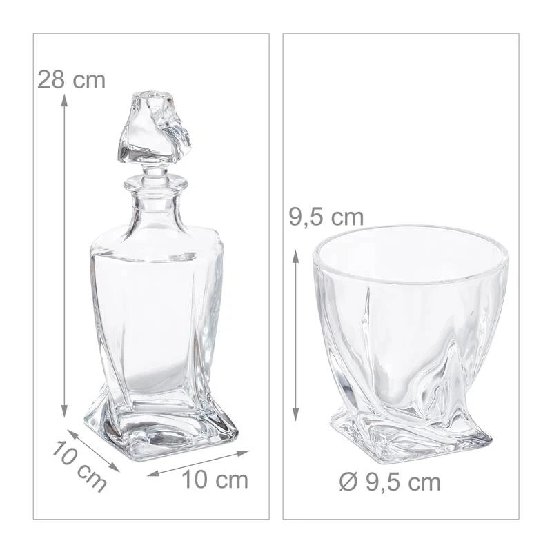 Verres à Whisky Avec Carafe 11 Verres à Whisky Avec Carafe – Image 9