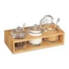 3 Pots à épices Avec Support En Bambou -Umbraen Boutique ff11f628617f4005aad6ac6e6ebbcf5a